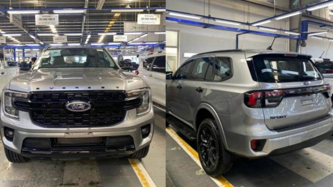 Ford Everest 2022 bị bắt gặp tại đại lý