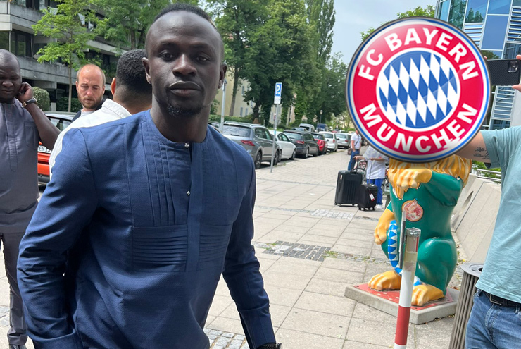 Mane đã có mặt tại Munich để hoàn tất hợp đồng cùng Bayern Munich