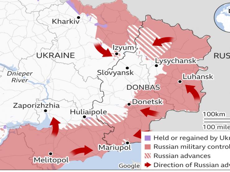 Lysychansk bất ngờ im tiếng pháo, lãnh đạo lực lượng Ukraine cảnh báo ”bão”