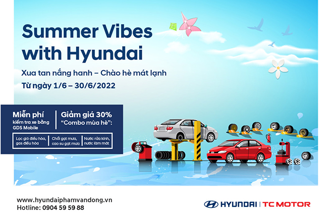 Hyundai Phạm Văn Đồng triển khai chương trình khuyến mại dịch vụ tháng 6 “Xua tan nắng hanh – Chào hè mát lạnh” - 1