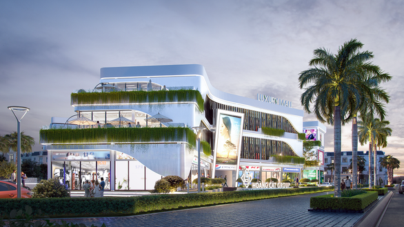 Trung tâm thương mại Luxury Mall Chơn Thành tọa lạc trong nội khu dự án