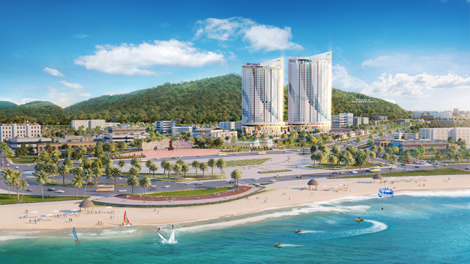 The Sailing Quy Nhơn – Biểu tượng tháp đôi kiêu hãnh bên vịnh biển phồn hoa.