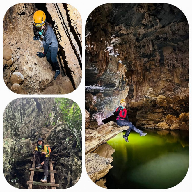 Sẽ có rất nhiều khe trong hang động khiến bạn phải leo, lách và vượt qua