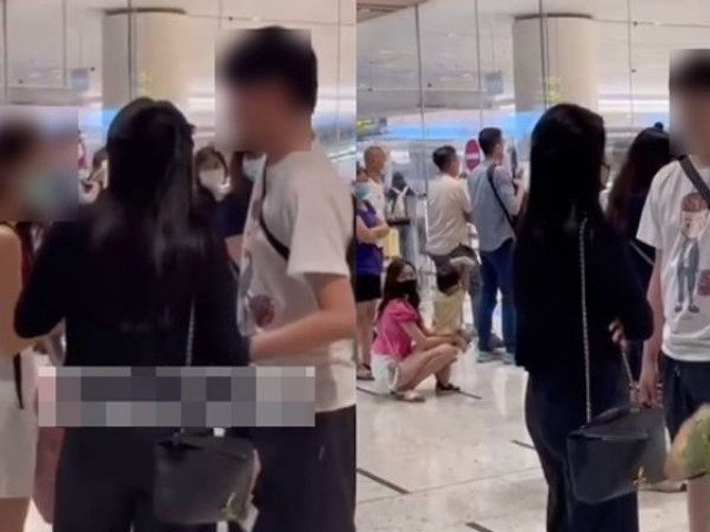 Phi thường - kỳ quặc - Vợ bắt quả tang chồng với "bồ nhí" tại sân bay, thái độ của gã đàn ông gây sốc nặng