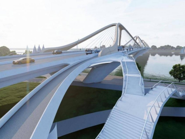 Tin tức trong ngày - Ngắm cầu Trần Hưng Đạo của Hà Nội trong tương lai