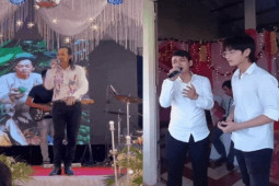 Đời sống Showbiz - Xôn xao clip Hoài Lâm hát đám cưới ở Vĩnh Long, cha nuôi từng "từ mặt" được đối xử thế nào ở hội chợ?