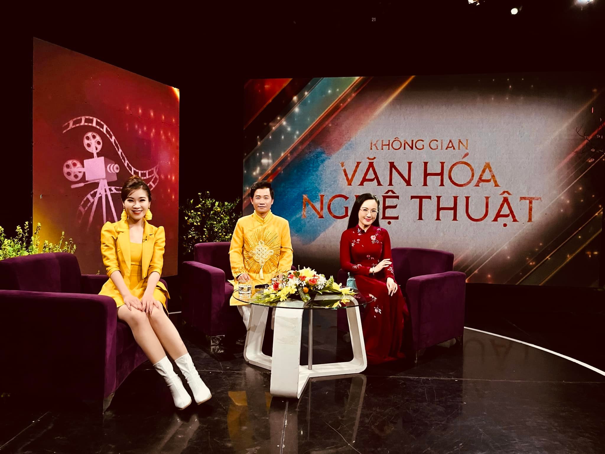 BTV Hoài Anh hiện đang đảm nhận dẫn chương trình "Không gian văn hóa nghệ thuật".