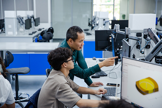 Sinh viên VinUni được tạo cơ hội nghiên cứu khoa học công nghệ ngay từ năm Nhất