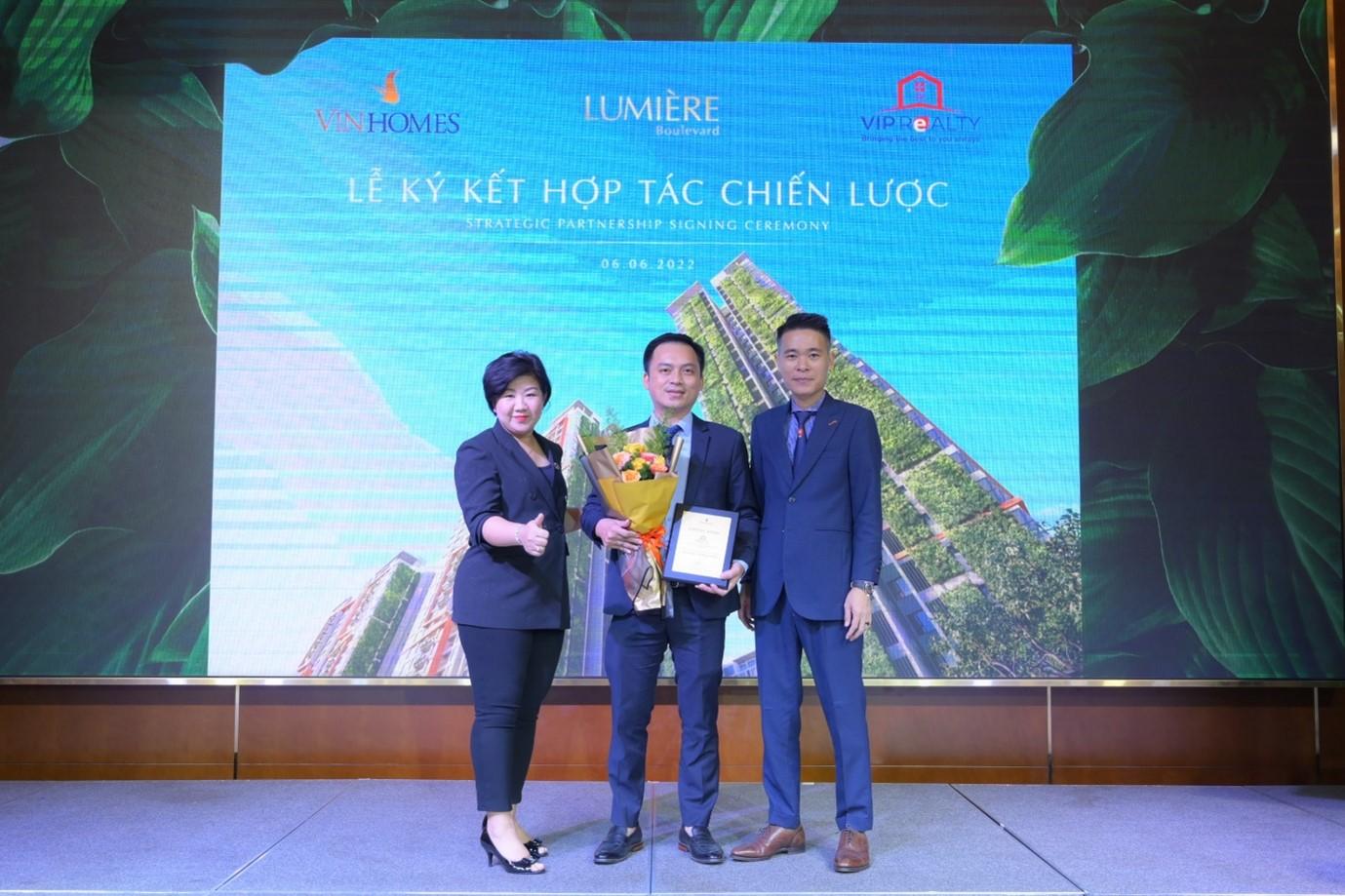 VIP Realty chính thức trở thành đối tác phân phối dự án LUMIÈRE Boulevard