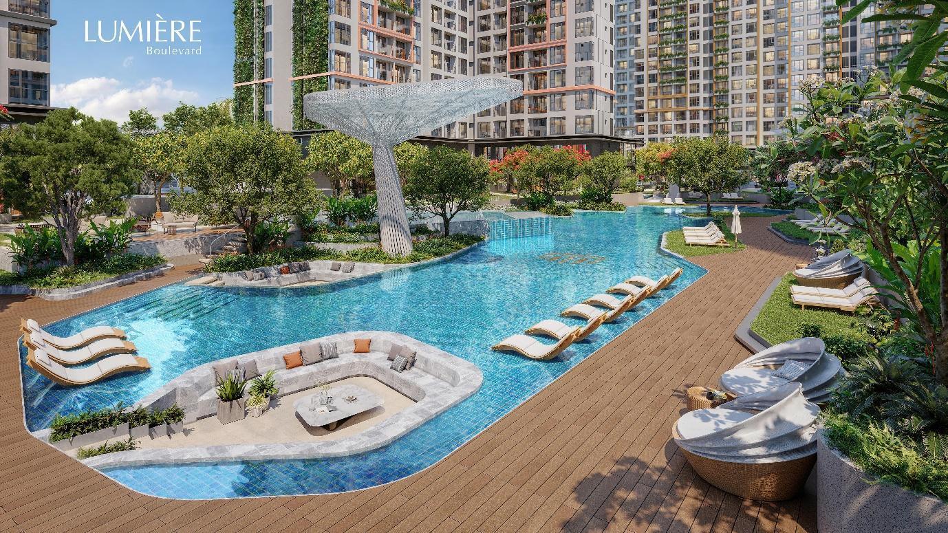 Hệ thống tiện ích giúp nâng cao sức khỏe và tinh thần cho cư dân tại LUMIÈRE Boulevard