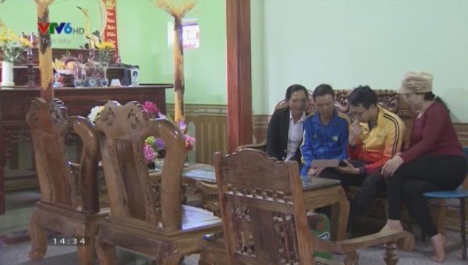 Căn nhà đơn sơ sau khi đã được sửa chữa.