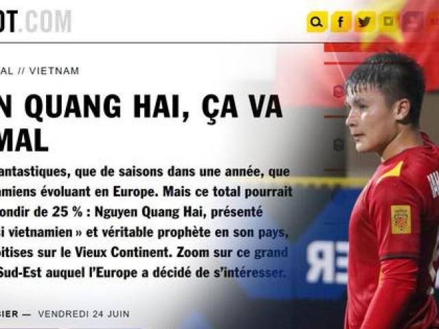 Bóng đá - Quang Hải được đồng đội cũ ca ngợi hết lời trên báo Pháp, thúc giục các CLB phải ‘ký ngay và luôn’