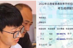 Giáo dục - du học - Nam sinh Trung Quốc thi Đại học được 681/750 điểm: Biểu cảm khi nhận điểm của bố và con gây xôn xao