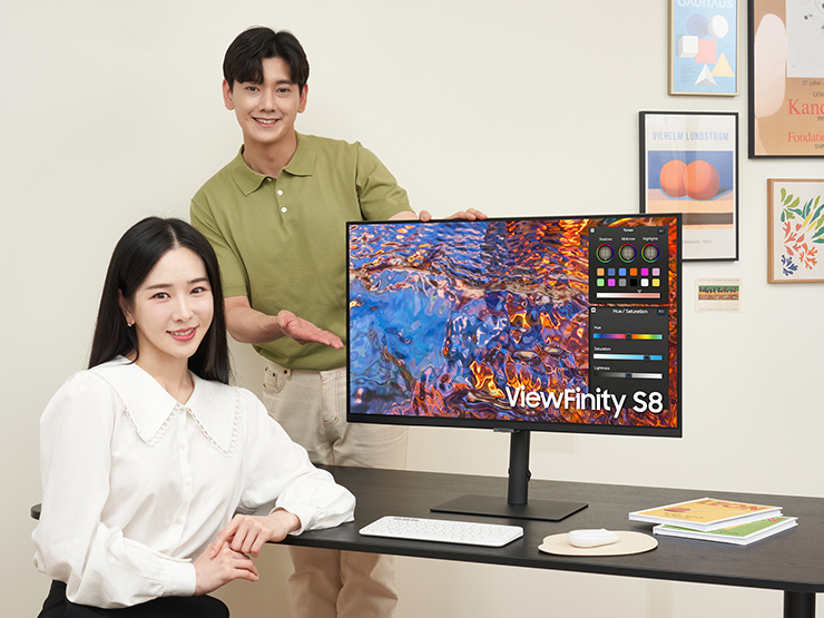 Thời trang Hi-tech - Samsung ra mắt màn hình ViewFinity S8 2022 siêu nét
