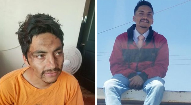 Juan Mendoza Alvizar trước và sau khi được cắt tóc&nbsp;