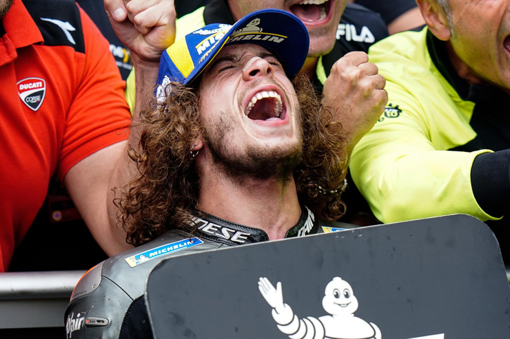 Podium MotoGP đầu tiên cho Bezzecchi và đội đua VR46