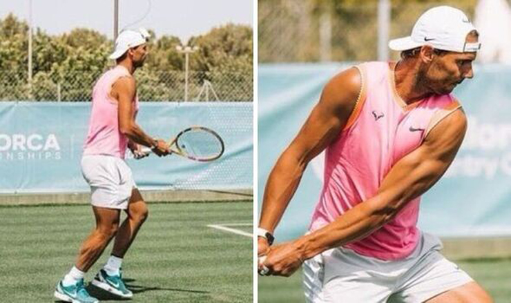 Nadal tích cực chuẩn bị cho Wimbledon sau 3 năm vắng bóng