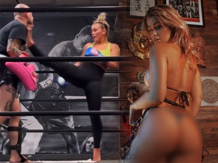 Thể thao - Kiều nữ UFC lỡ đá trúng mặt thầy, dính đòn "hồi mã thương" không ngờ