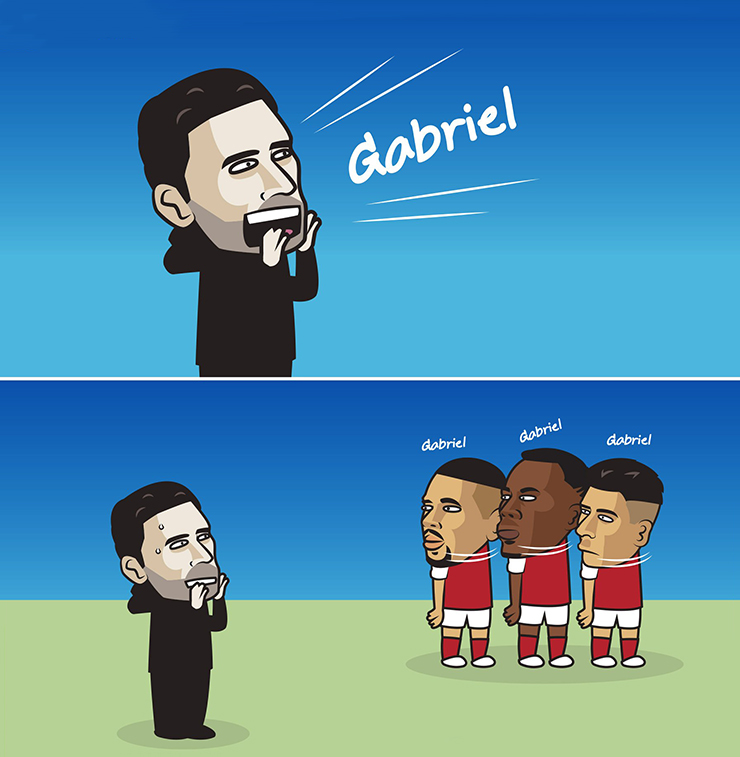 HLV Arteta cảm thấy bối rối sau khi Gabriel Jesus gia nhập Arsenal.