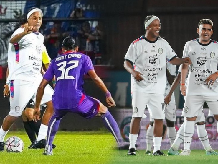 Bóng đá - Ronaldinho đá giải ở Indonesia: Cầu thủ bị tố "đấu kungfu" làm Rô vẩu khiếp sợ