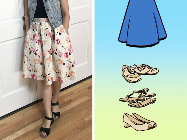 Thời trang - 8 cách kết hợp đầm với giày dép tôn dáng nhất