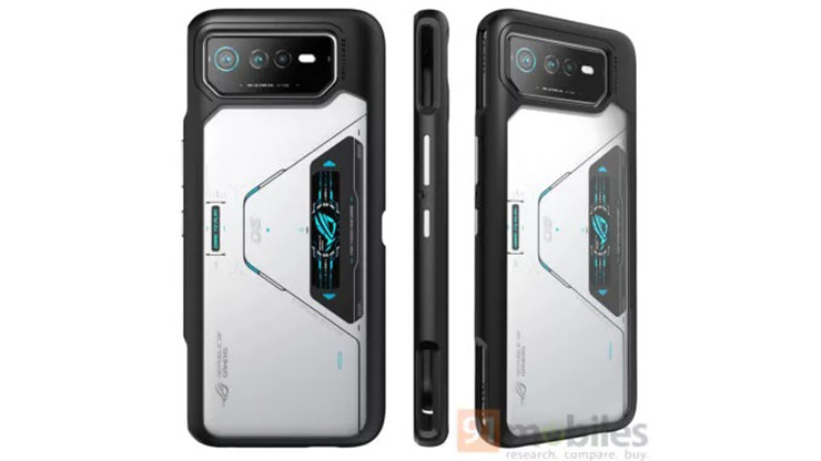 Ảnh render&nbsp;Asus ROG Phone 6.