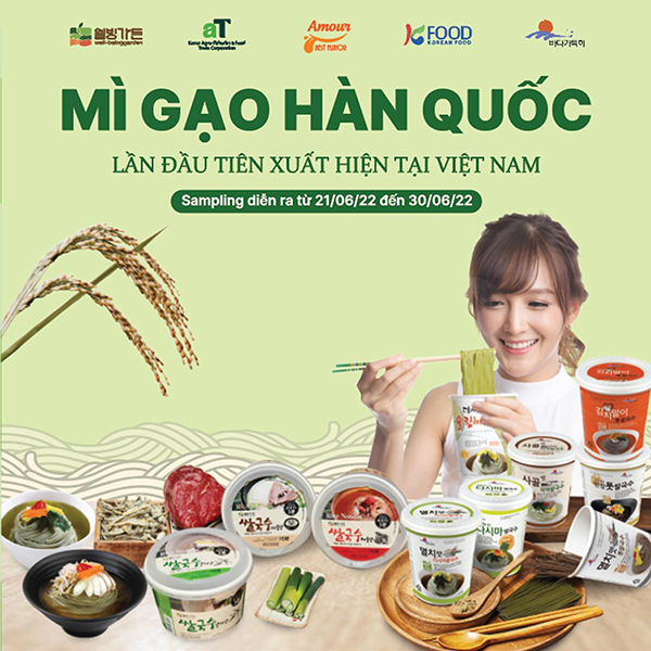 Mỳ Gạo Hàn Quốc lần đầu tiên xuất hiện tại Việt Nam