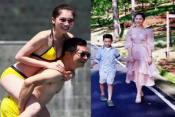 Đời sống Showbiz - Vợ Á hậu hiếm hoi nhắc đến con riêng Shark Hưng, thái độ gây chú ý