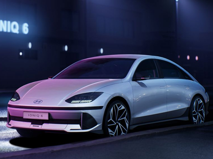Ngắm xe - Xe điện Hyundai Ioniq 6 lộ diện trước ngày ra mắt