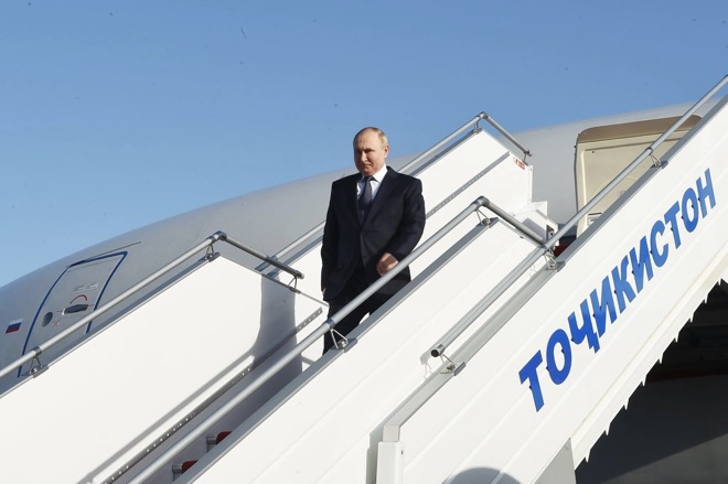 Ông Putin tới&nbsp;Tajikistan vào ngày 28.6.