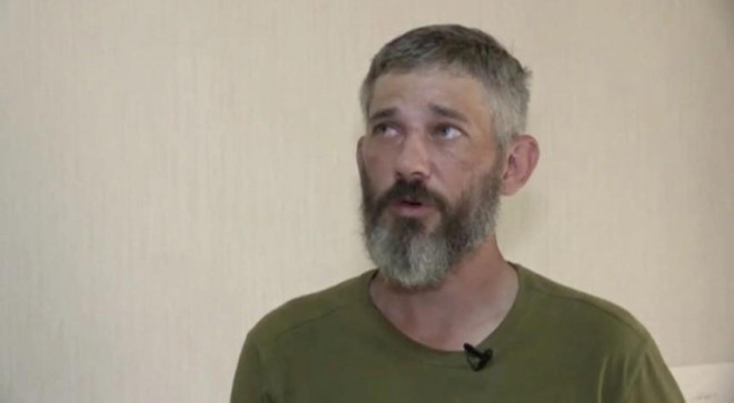 Alexander Drueke, 39 tuổi, bị Nga bắt với cáo buộc là lính đánh thuê ở Ukraine. Ảnh: RU-RTR