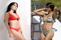 Bóng đá - Nàng WAG diện bikini đẹp nhất: Vợ Messi &amp; bạn gái Ronaldo vẫn thua mỹ nhân này