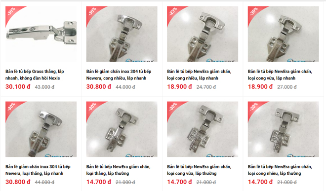 Giảm giá trực tiếp lên đến 30%