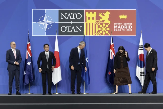 Lãnh đạo Úc, Nhật Bản, Hàn Quốc và New Zealand tới dự hội nghị NATO ở Tây Ban Nha với tư cách là khách mời.
