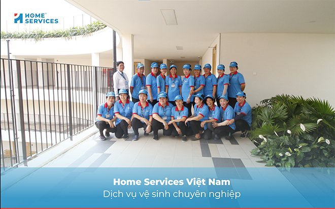 Home Services Việt Nam là công ty vệ sinh uy tín cho doanh nghiệp