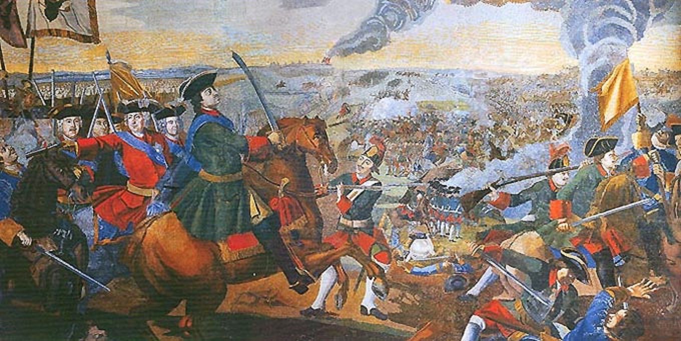 Poltava được xem là trận đánh quyết định cục diện đại chiến Bắc Âu. Ảnh: Twitter