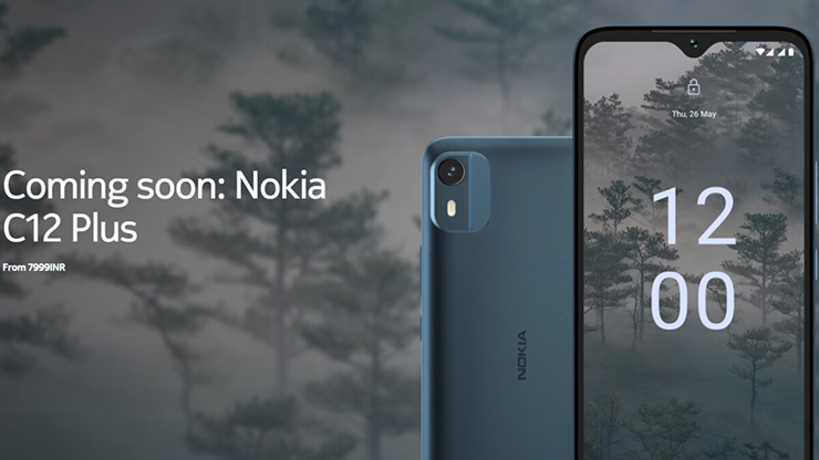 Thông tin Nokia C12 Plus trên trang web Nokia Ấn Độ.