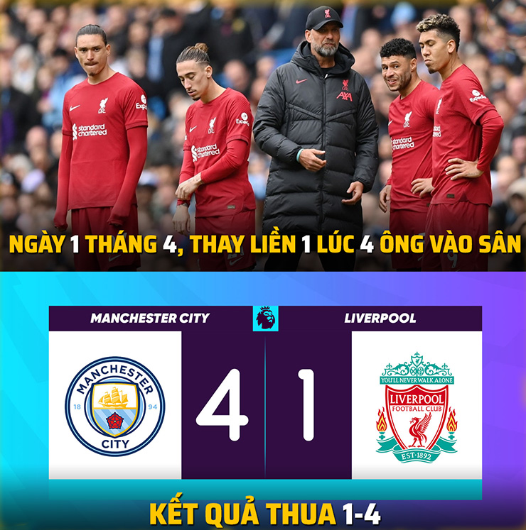Ngày 1/4 tưởng sẽ là cú lừa nhưng Man City không thích đùa.
