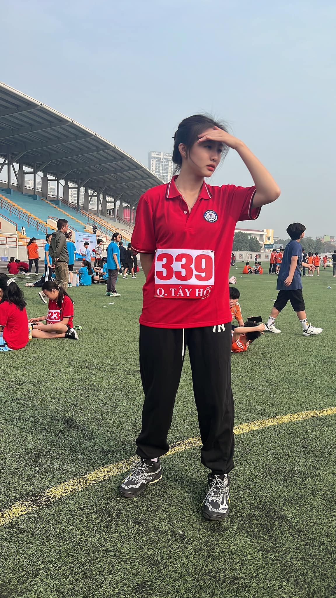 Huệ Anh có khả năng chơi được nhiều môn thể thao nhưng không có ý định trở thành VĐV chuyên nghiệp giống mẹ.