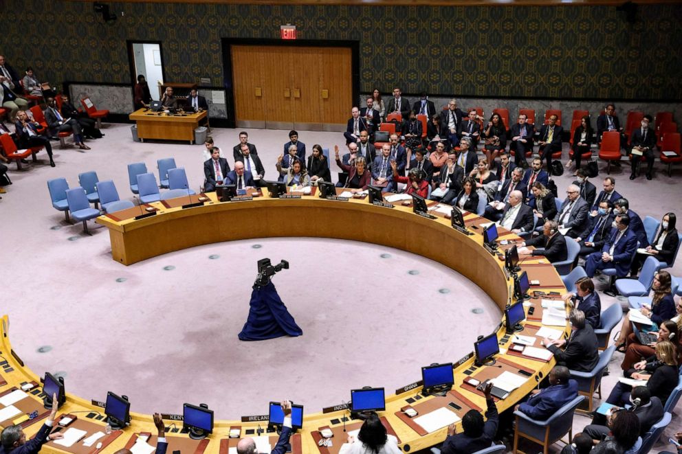 Một cuộc họp của Hội đồng Bảo An Liên Hợp Quốc trong năm 2022. Ảnh: Reuters