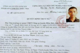 Pháp luật - Truy nã đối tượng có xăm chữ "Thịnh Max" dưới cổ