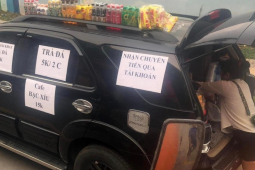 Kinh doanh - Bất ngờ quầy trà đá trên ô tô tiền tỷ ở Việt Nam