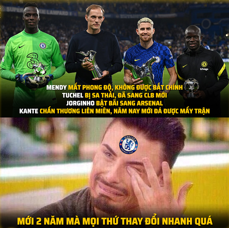 Thời thế thay đổi quá nhanh, fan Chelsea vẫn chưa làm quen được.