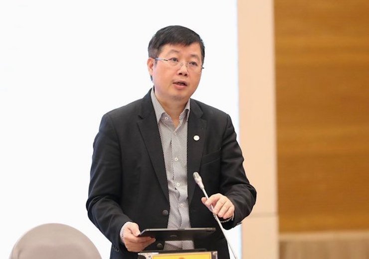 Thứ trưởng Bộ Thông tin và Truyền thông Nguyễn Thanh Lâm khẳng định những thuê bao đã được đăng ký bằng chứng minh thư nhân dân vẫn hoạt động bình thường, nếu có thông tin đầy đủ và chính xác. (Ảnh: VGP/Nhật Bắc)