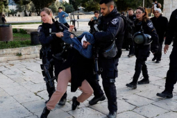 Thế giới - Đụng độ ở thánh địa Hồi giáo: Một loạt rocket nã xuyên biên giới vào Israel