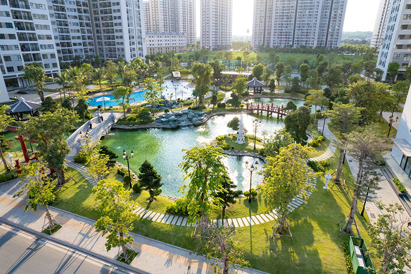 Không gian cởi mở cho cư dân trải nghiệm cuộc sống giữa “thành phố nghỉ dưỡng” đích thực