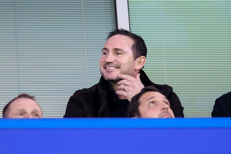 HLV&nbsp;Lampard có mặt trên khán đài sân Stamford Bridge xem trận Chelsea hòa 0-0 trước Liverpool