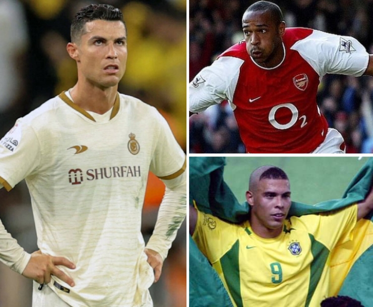 Ronaldo đã có số bàn thắng nhiều hơn cả 2 huyền thoại Henry - Ronaldo Brazil cộng lại