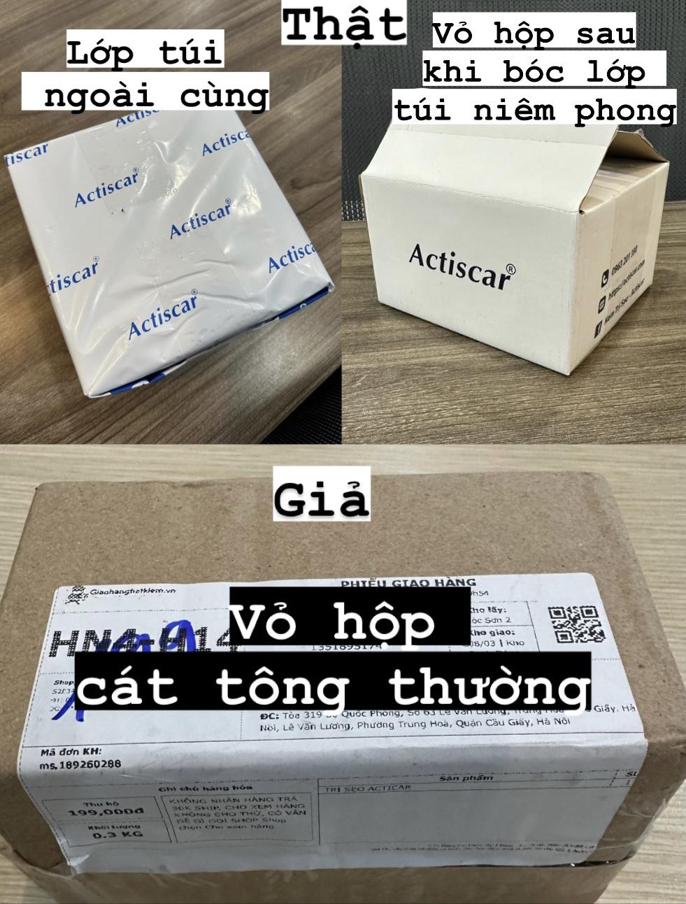 Sản phẩm giúp mờ sẹo Actiscar: Phân biệt thật - giả - 1