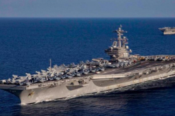 Tàu sân bay hạt nhân Mỹ neo ngoài khơi Syria sau lời cảnh báo trả đũa của Iran